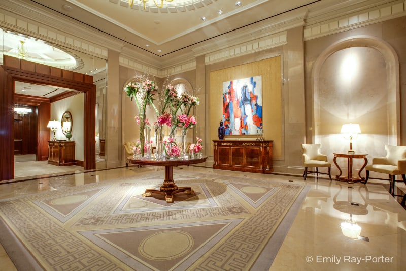 Grand lobby with elegant design